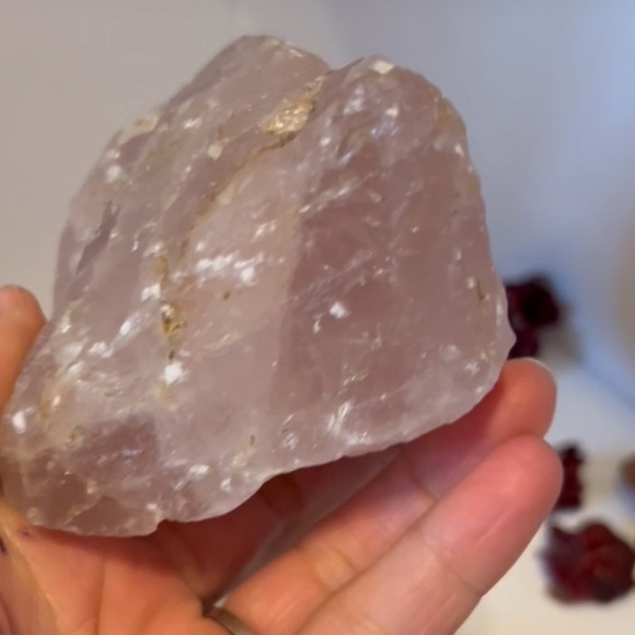SOLD Rose Quartz Chunk - Picture 13 of 17